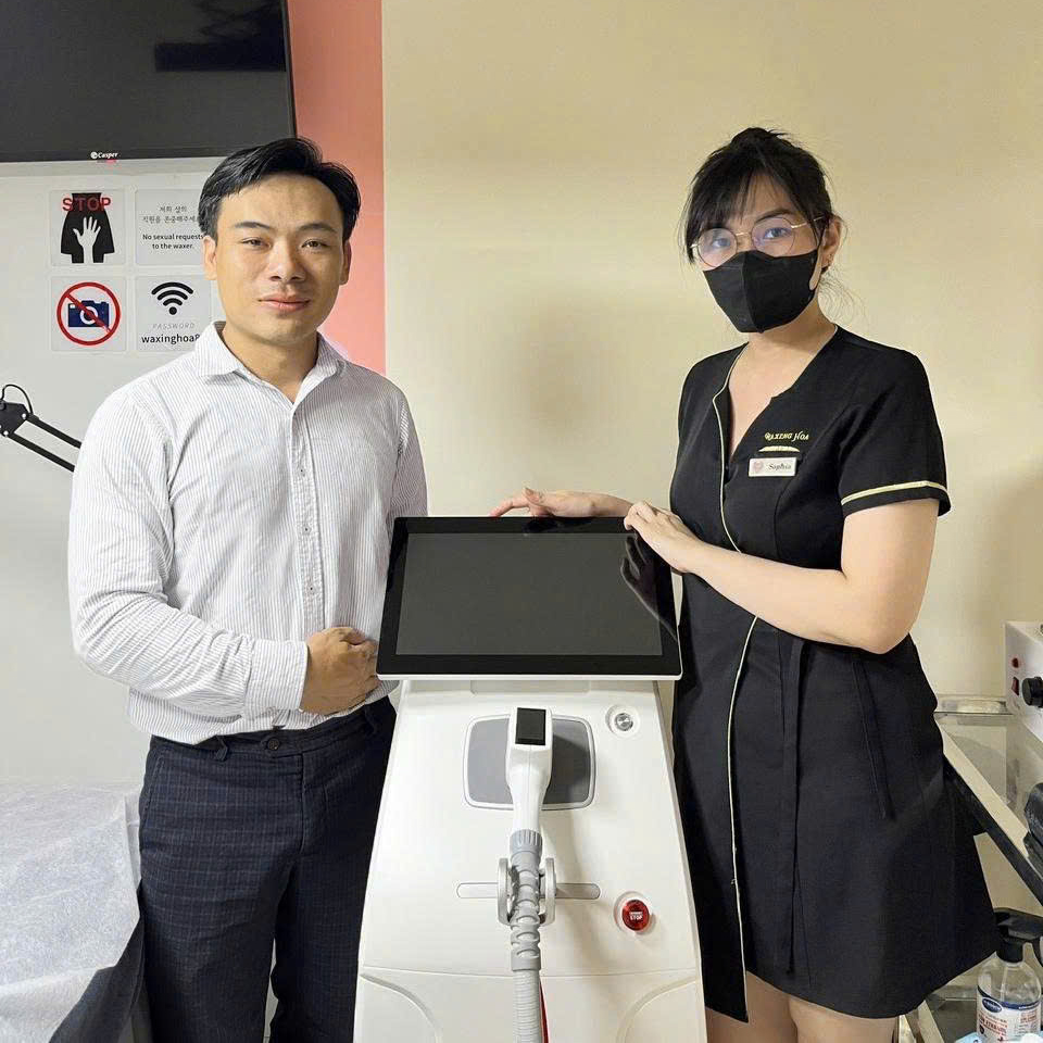 CHUYỂN GIAO CÔNG  NGHỆ MÁY TRIỆT LÔNG WAXING HOA QUẬN 3