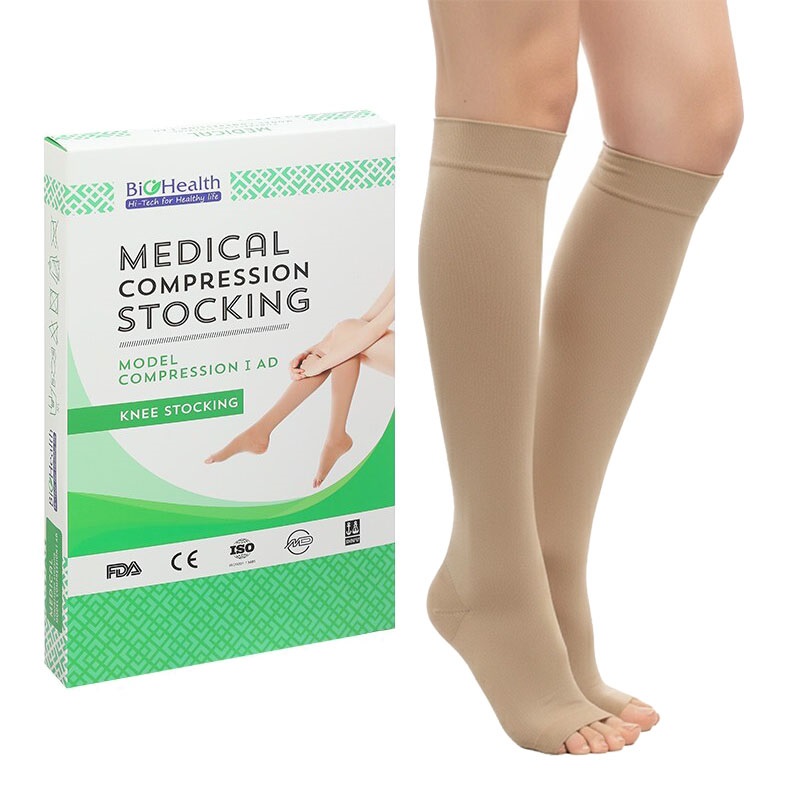 Vớ Gối Y Khoa BioHealth Compression I AD 18–21 mmHg