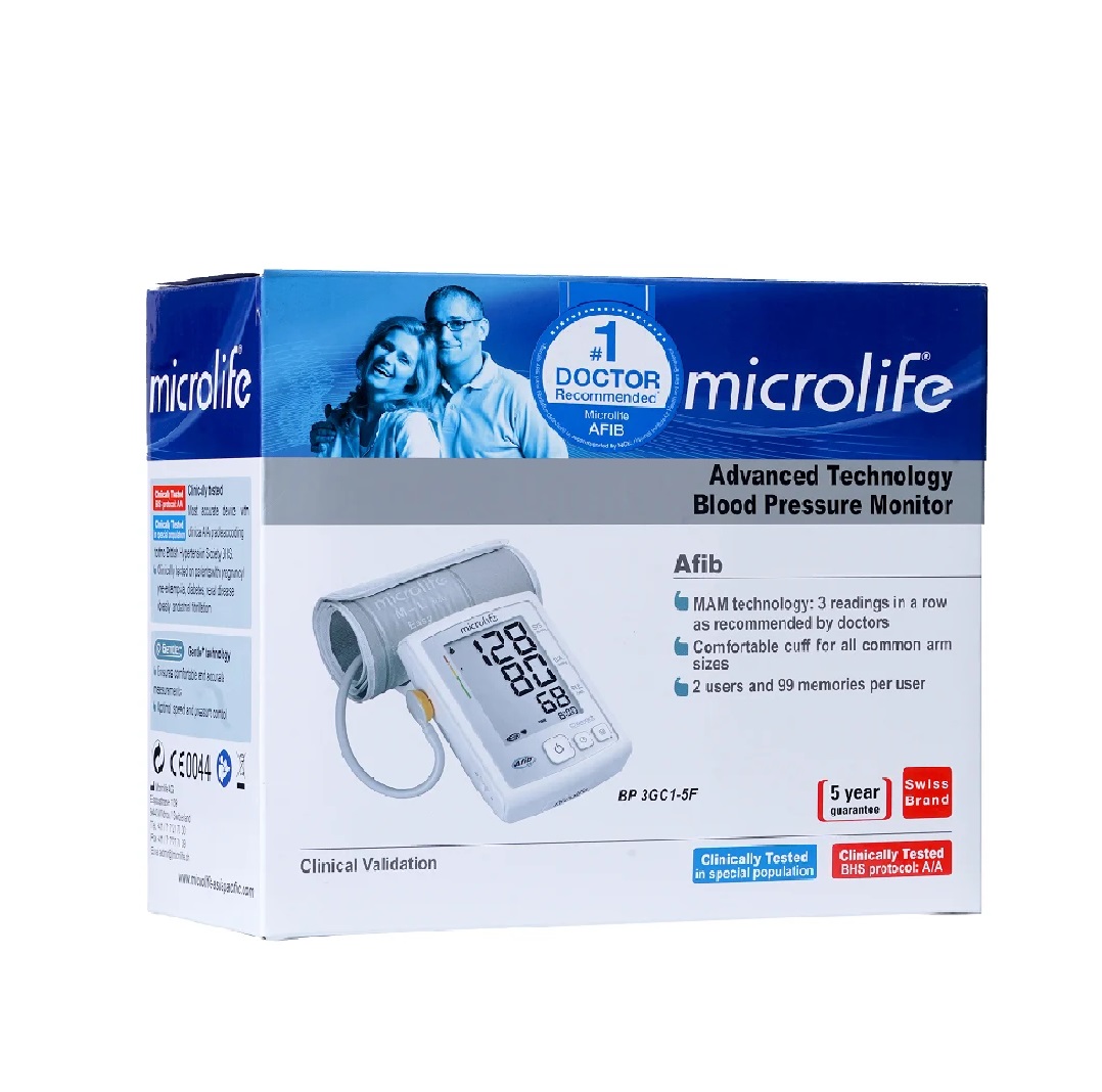 Máy Đo Huyết Áp Bắp Tay Microlife A5 BP 3GC1-5F Chính Hãng
