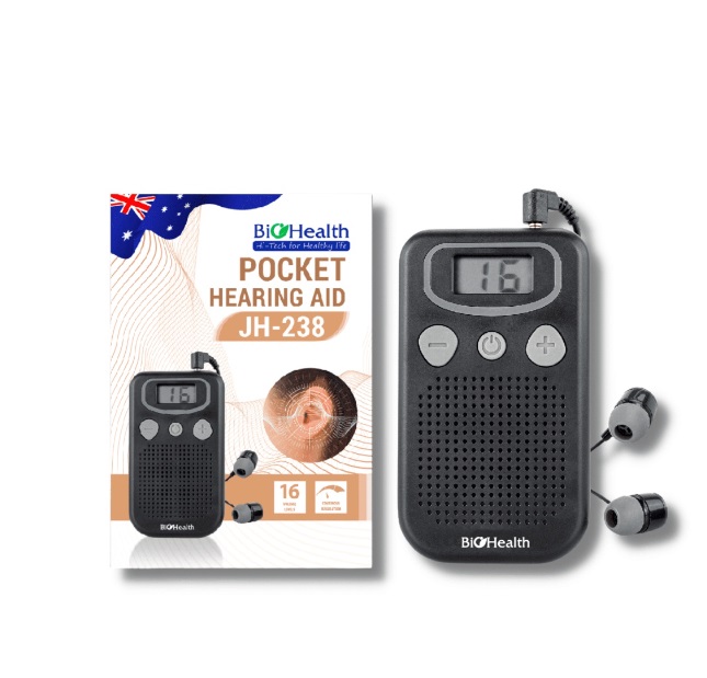 Máy trợ thính BioHealth JH-238 bỏ túi có dây