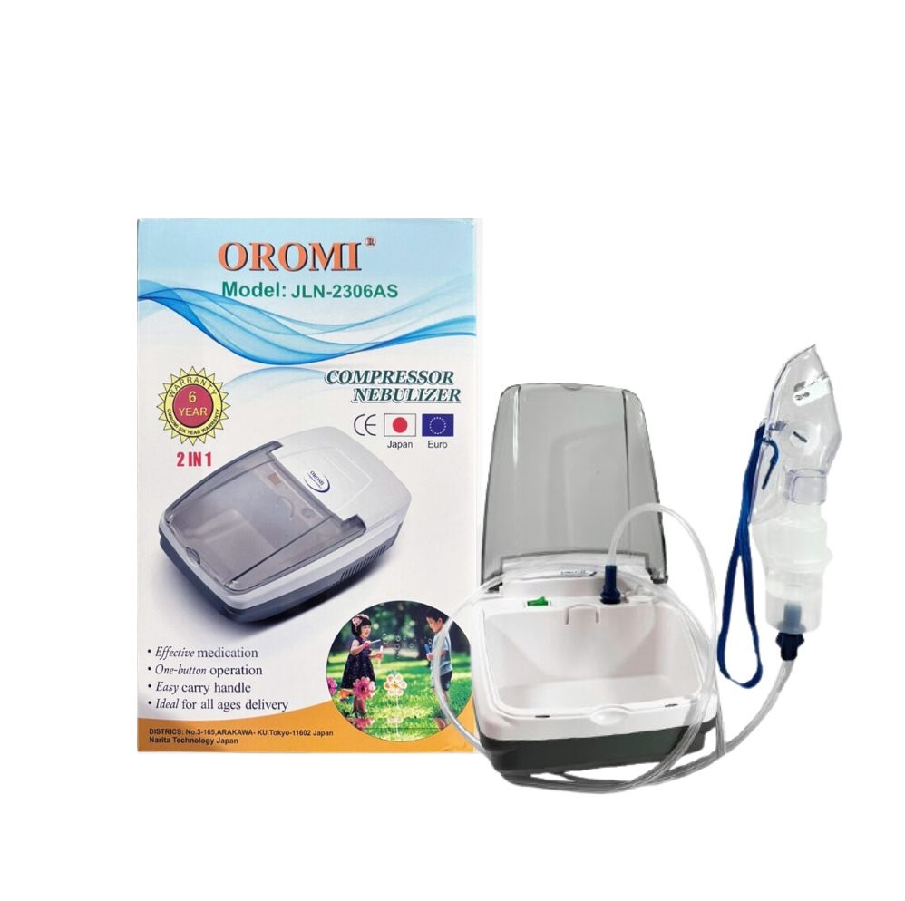 Máy Xông Khí Dung Hút Dịch OROMI JLN-2306AS 2 Trong 1