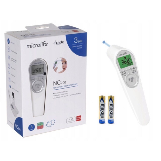 Nhiệt Kế Hồng Ngoại Microlife NC 200 Chính Hãng