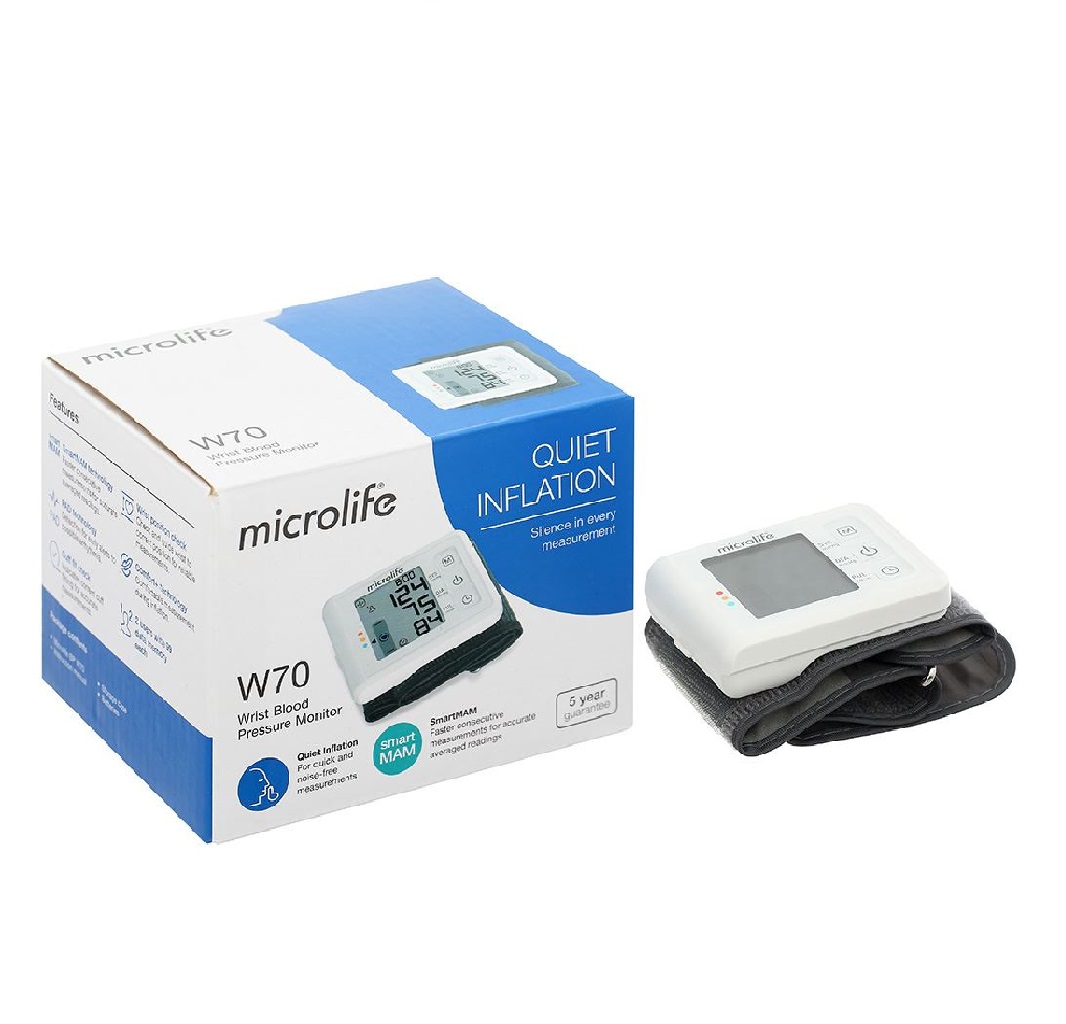 Máy Đo Huyết Áp Cổ Tay Microlife W70 Chính Hãng