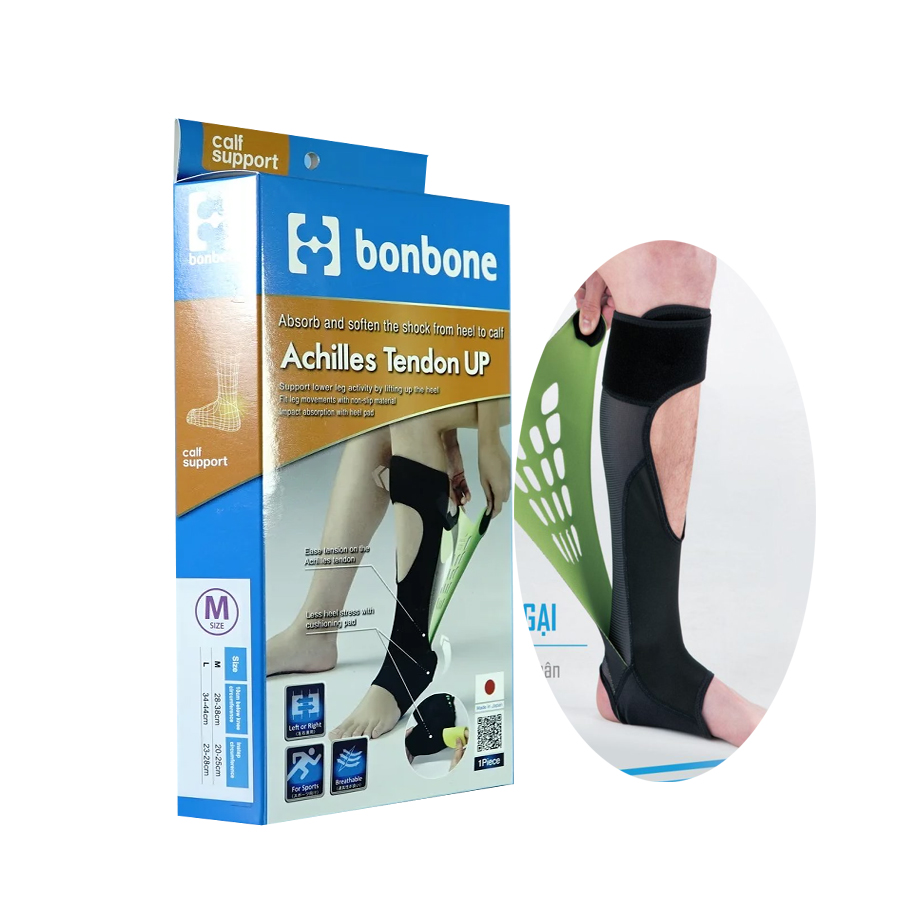 Đai ACHILLES TENDON UP Hỗ Trợ Gân Gót Chân Nhật Bản