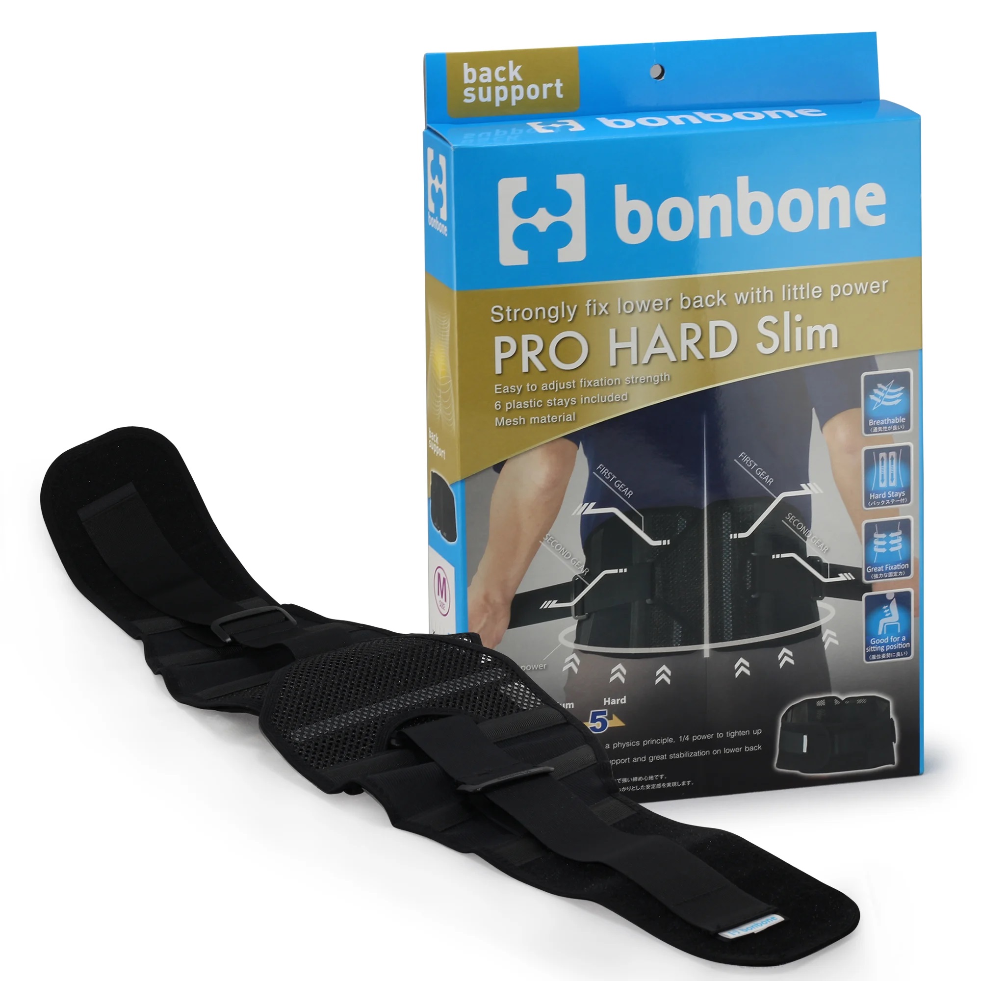 Đai thắt lưng bonbone Pro Hard Slim Nhật Bản