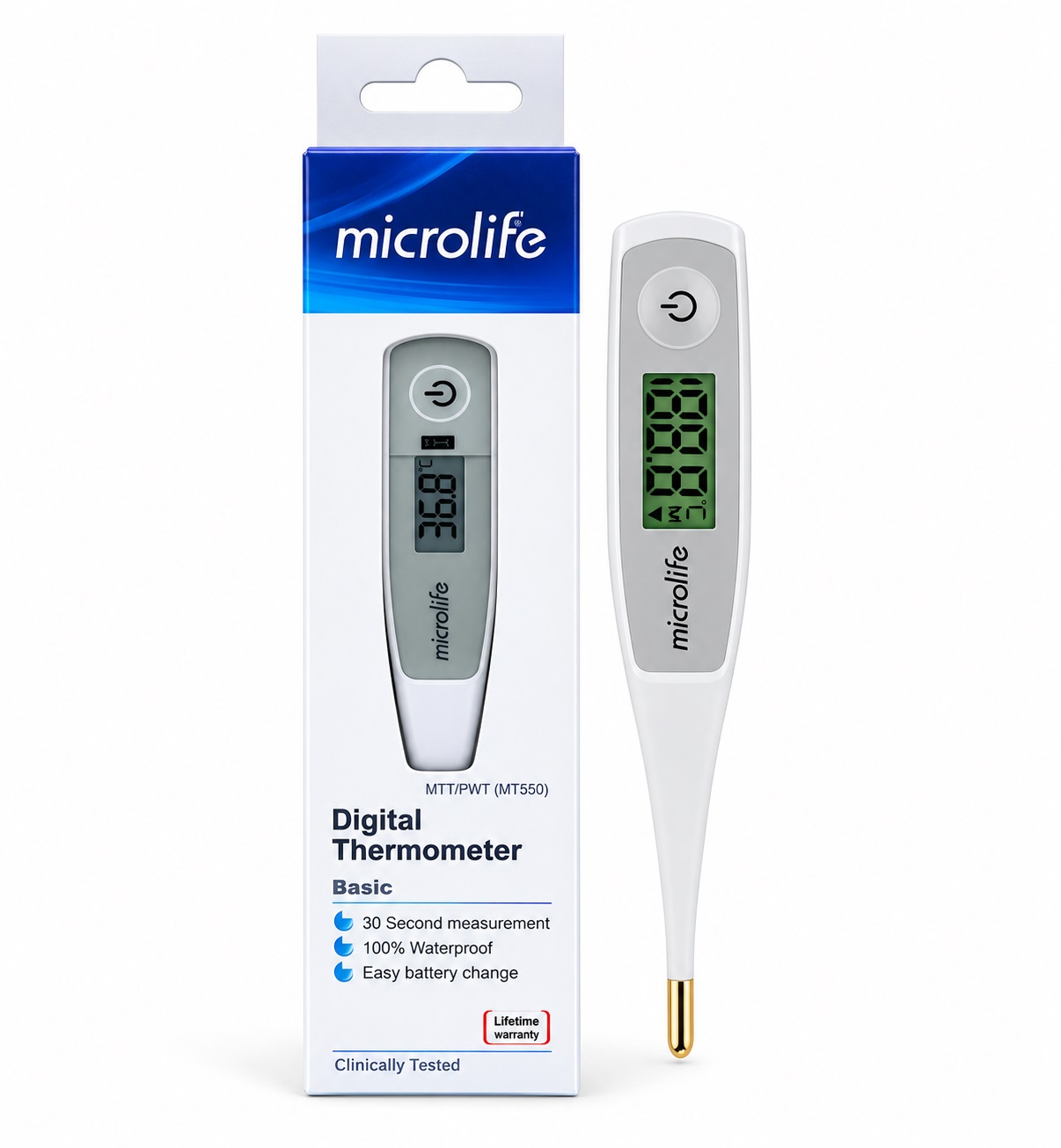 Nhiệt Kế Điện Tử Microlife MT550 Đầu Đo Mềm