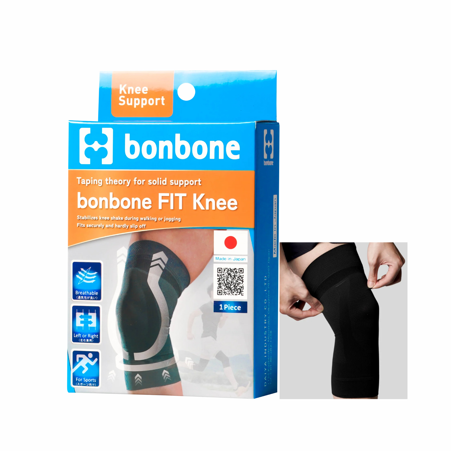 Đai hỗ trợ khớp gối bonbone FIT KNEE Nhật Bản chính hãng