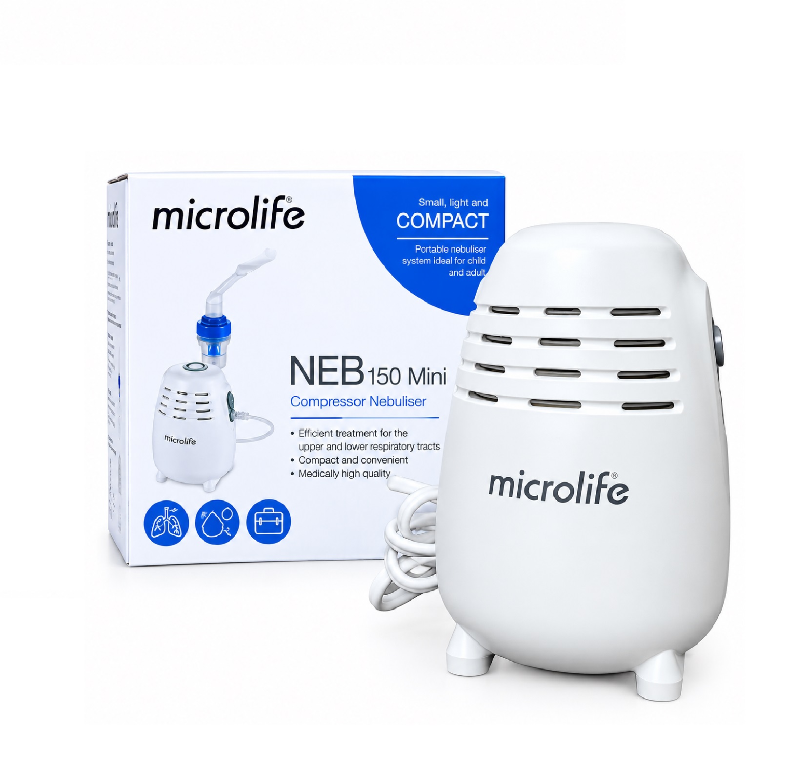 Máy Xông Mũi Họng Microlife NEB 150 MINI Nhỏ Gọn