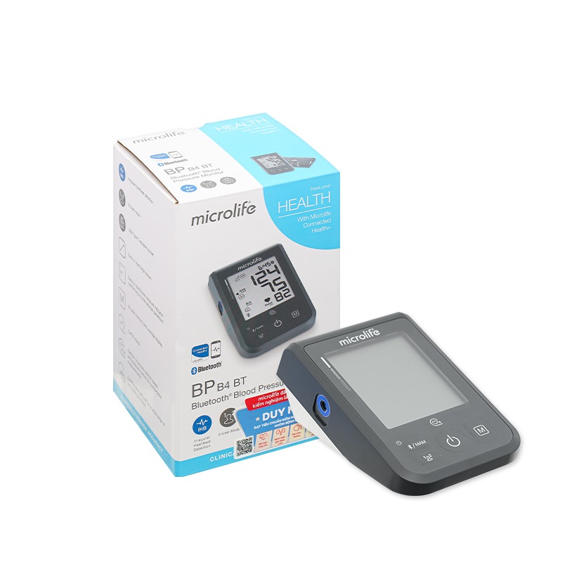 Máy đo huyết áp bắp tay Microlife B4 BT Bluetooth chính hãng