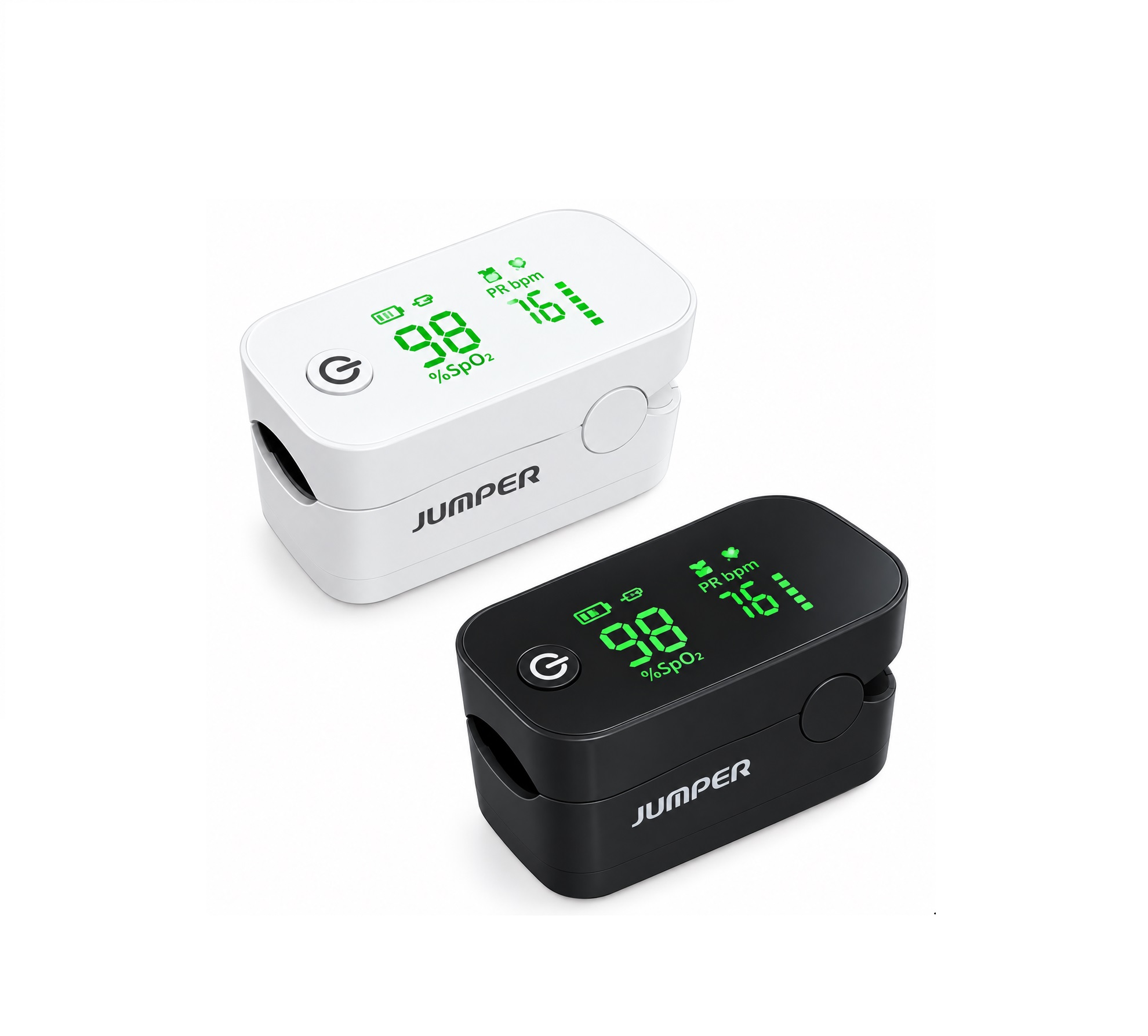 Máy đo nồng độ oxy trong máu và nhịp tim Jumper JPD-500G (Bluetooth)