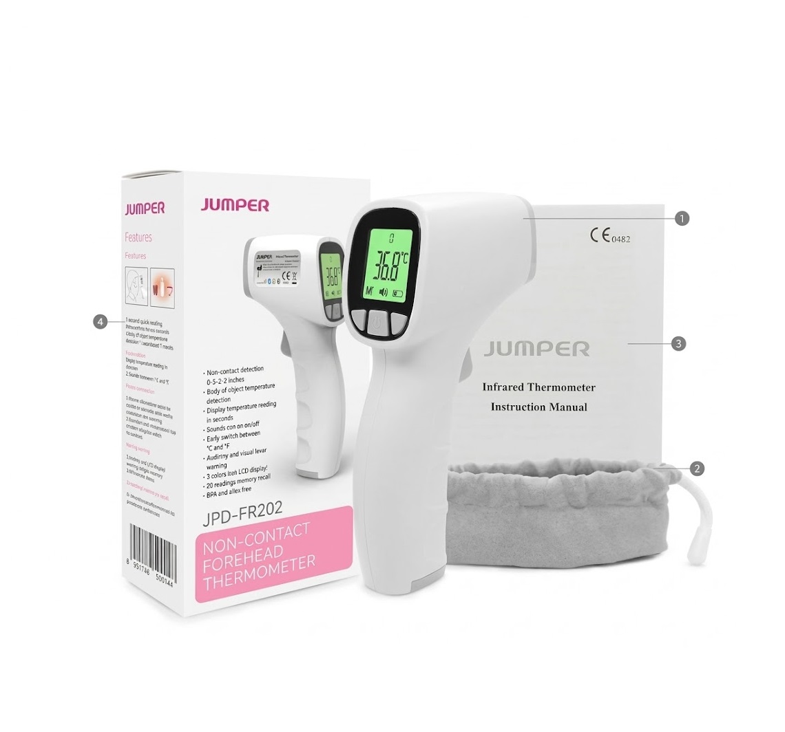 Nhiệt kế hồng ngoại Jumper JPD-FR202 không tiếp xúc