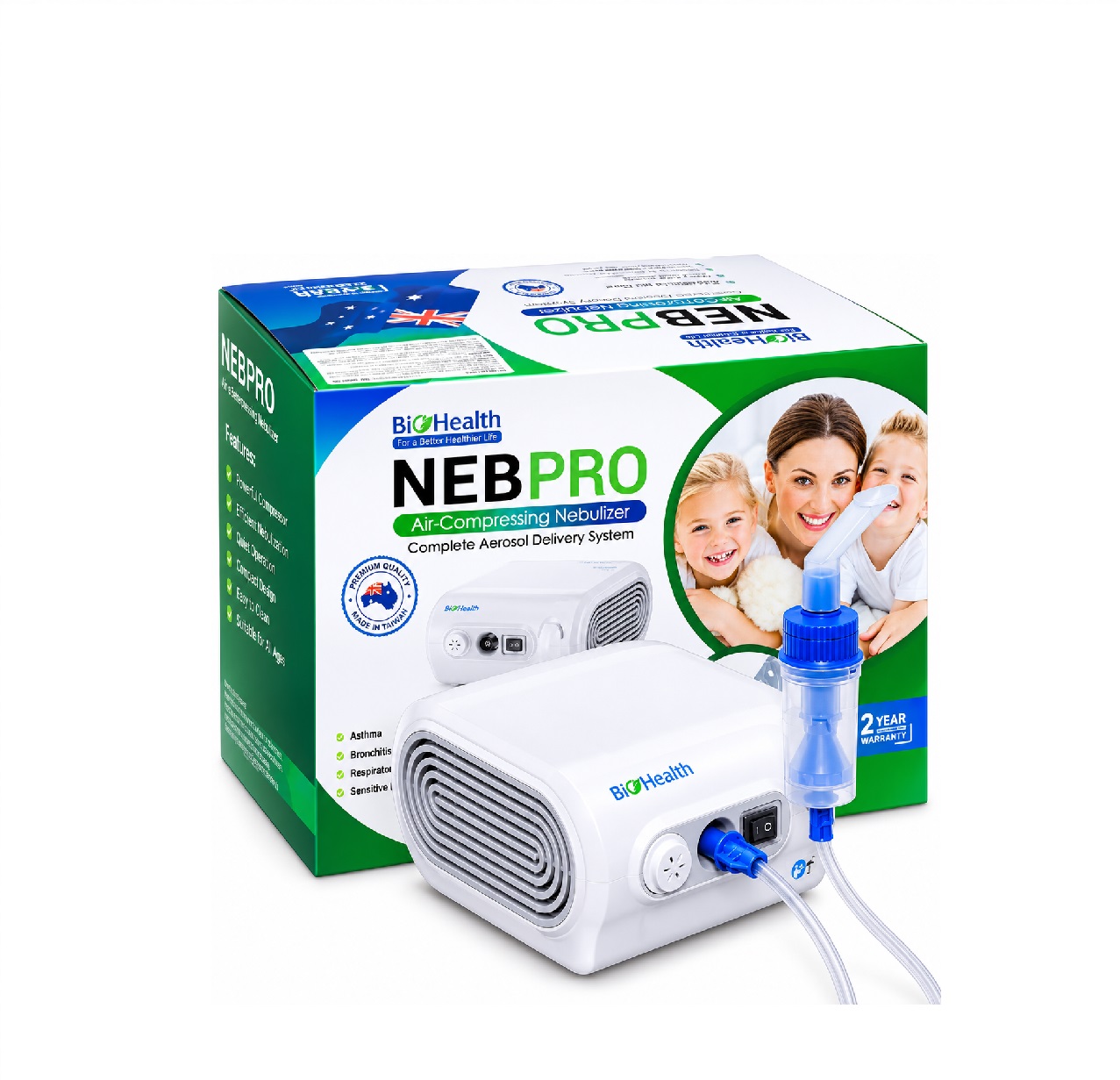Máy Xông Khí Dung BioHealth NEB PRO