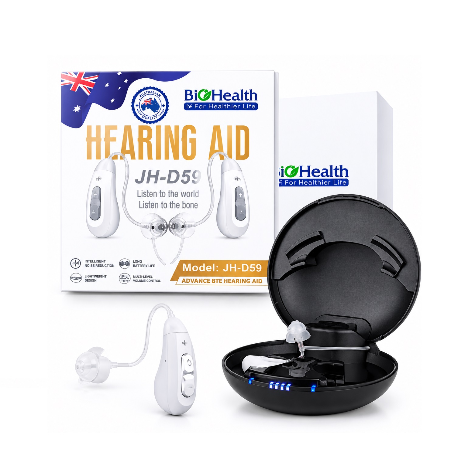 Máy Trợ Thính BioHealth JH-D59 Chính Hãng