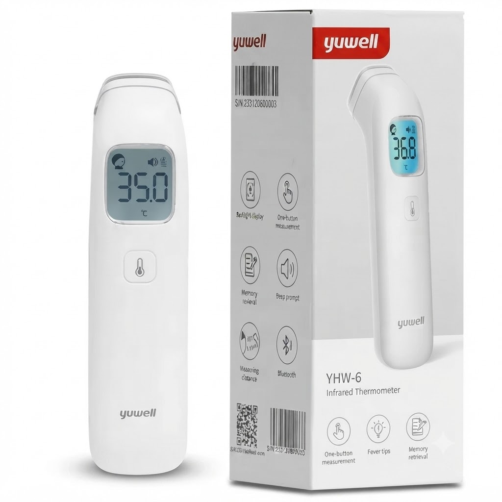 Nhiệt Kế Hồng Ngoại YHW-6 – Đo Nhiệt Độ Nhanh, Kết Nối Bluetooth