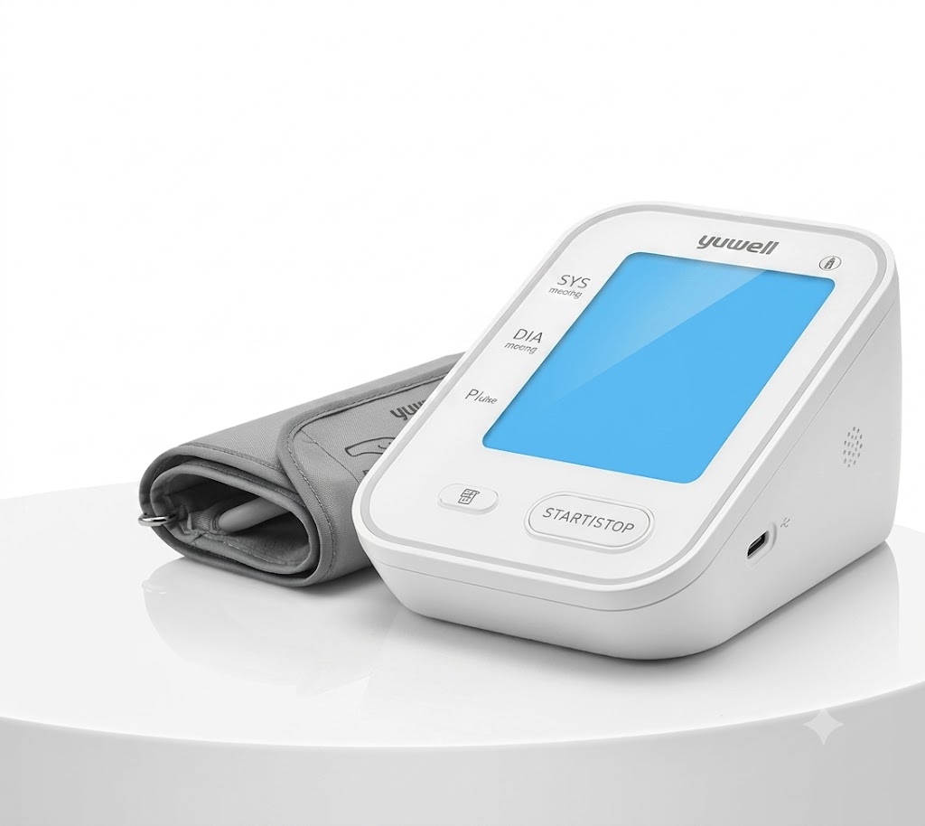 Máy Đo Huyết Áp Yuwell YE650AR - Pin Sạc Lithium & Bluetooth Thông Minh