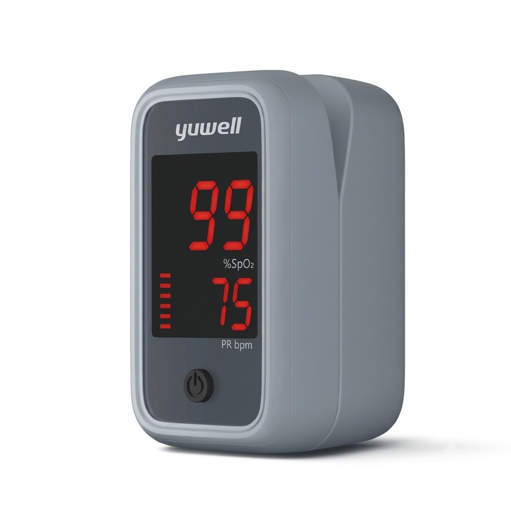 Máy Đo Nồng Độ Oxy Trong Máu Yuwell YX105 – Đo SpO₂, Nhịp Tim