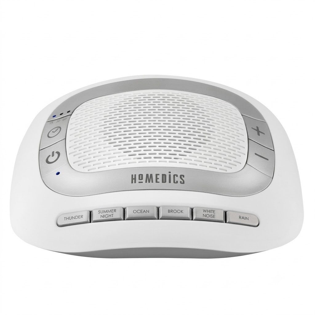 Máy Ru Ngủ HoMedics MYB-S205BN – 6 Âm Thanh, Hẹn Giờ