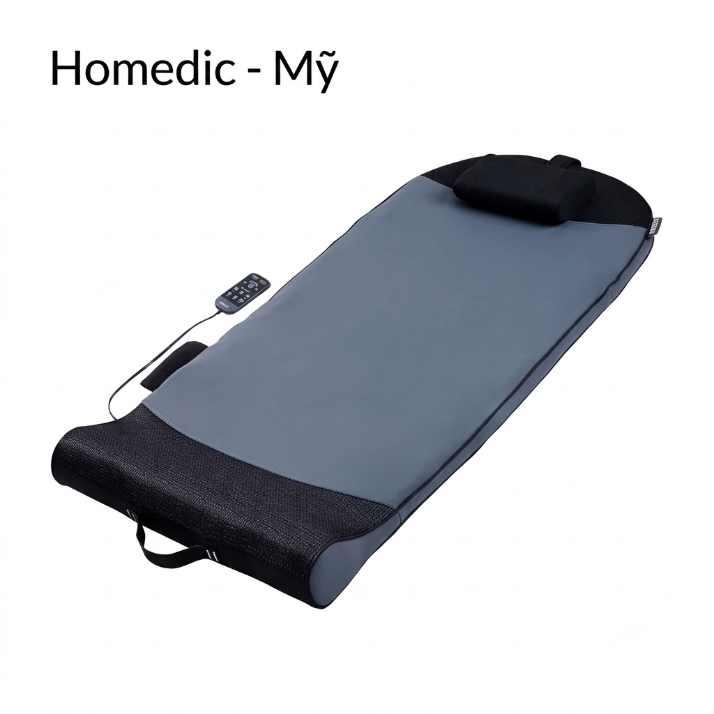 Đệm Ghế Massage HoMedics BM-AC108HJ Chính Hãng | Kéo Giãn Lưng