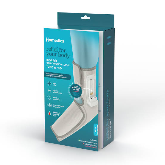 Đai Massage Khí Nén Quấn Cổ Chân HoMedics SR-CMF10H